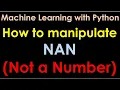 Python for Machine Learning How to manipulate NAN Not a number - P5