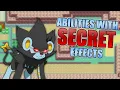 Pokemon Abilities With SECRET EFFECTS