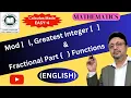 Mastering Mod Greatest Integer Fractional part Functions class 12 IIT-JEE English