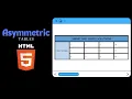 How to Create Asymmetric Table in HTML5