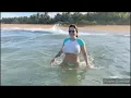 yinyleon bathing in beach