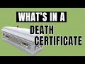 Where Can You Get a Death Certificate what information is in it