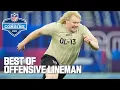 Best Workouts of Offensive Lineman 2024 NFL Scouting Combine