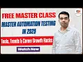Master Automation Testing in 2025 Tools Trends Career Growth Hacks Uncodemy