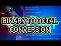 C Convert Binary to Octal
