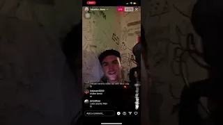 The Kid LAROI Katarina Deme On IG LIVE Thousand Miles Premiere
