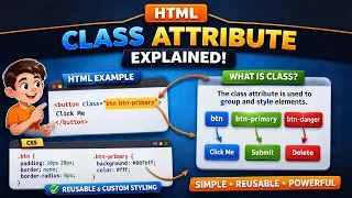 HTML Class Attribute Explained Full Guide Master Classes in HTML CSS Class Attribute