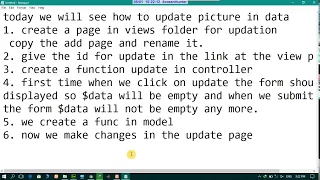 update picture in the database using php codeigniter