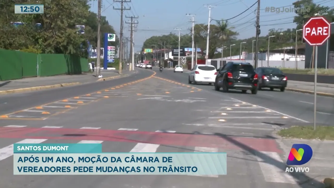 Santos Dumont após um ano: moção da câmara de vereadores pede mudanças no trânsito