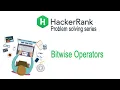 Bitwise Operators solution HackerRank challenge solution