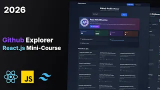 Advanced GitHub Profile Repository Explorer React js Tailwind CSS