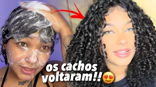 SALVANDO meu CABELO CACHEADO💖