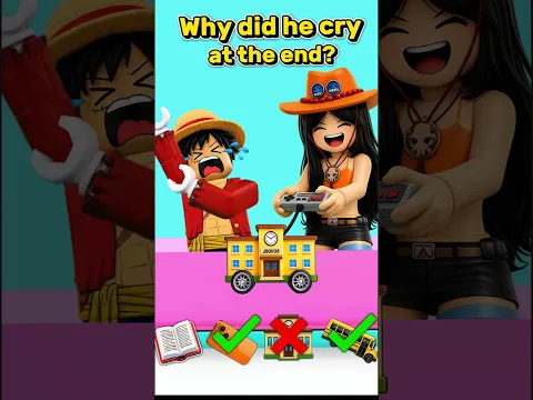 Luffy Got Cooked By His Mom! 😭 Phone or School #shorts #roblox