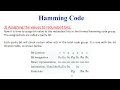 Hamming Code Algorithm