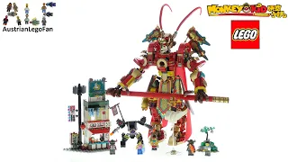 LEGO Monkie Kid 80012 Monkey King Warrior Mech - Lego Speed Build