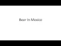 Beer in Mexico by Kenny Chesney (with lyrics)