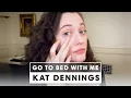 Kat Dennings Dewy Complexion Nighttime Skincare Routine Go To Bed With Me Harper s BAZAAR