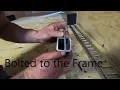 Best E-track install method using bolts
