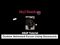 Custom animated cursor using GSAP Greensock and jquery
