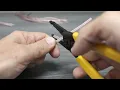 Correctly Stripping Speaker Wire