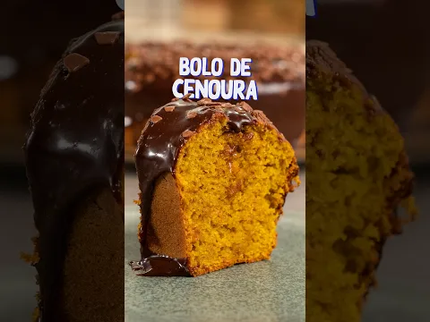 BOLO DE CENOURA INFALÍVEL! Nunca mais erre!