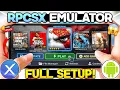 Best PS3 Emulator For Android - Rpcsx Emulator Android New Update Complete Setup Best Settings