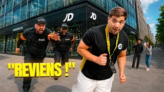 SE FAIRE PASSER POUR UN EMPLOYÉ CHEZ JD SPORTS ! (course-poursuite)