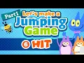 JavaScript programming with p5 js Part 1 Jumping Game 6 Hit