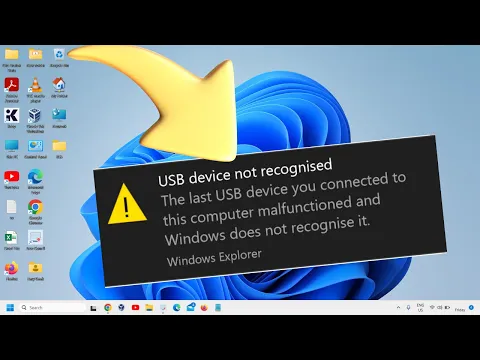 Download MP3 How To Solve USB Device Not Recognized Fix | USB Device Not Recognized in Windows 11/10