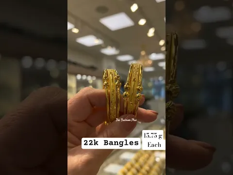 gold bangles #thefashionplus #gold #22k #bangles