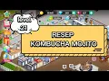 MY CAFE LEVEL 21 RESEP KOMBUCHA MOJITO