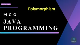 Java Programming Java Polymorphism MCQ Complete Java MCQ series Wings 1