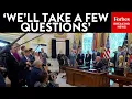 Download Lagu BREAKING NEWS: President Trump Takes Question After Question From Reporters \u0026 Signs Executive Orders