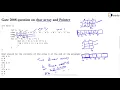 Essential Programming Concepts GATE - 2002 2008 2017 Arrays Char and Pointers GATE CSE