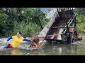 Download Lagu agricultural vehicle. Giant tree drifting in flood water