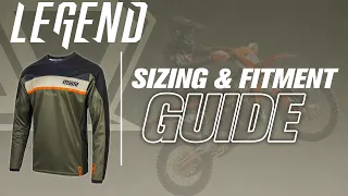 MSR Legend Offroad Motorcycle Gear | Sizing & Fitment Guide