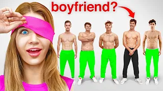 Girlfriend Tries To Find Boyfriend Blindfolded Emotional