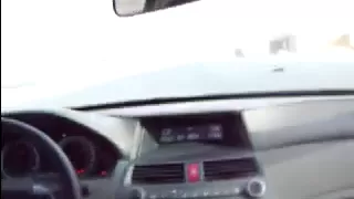 امريكي راكب مع مطنش دندنها
