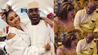 mercy aigbe new husband kazim adeoti queries wife for her outfit to kwam1 50 years on stage 