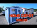 HOME DEPOT TUFF SHED INVENTORY DISPLAY 2023