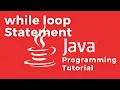 While loop statements - Repetition control structure