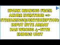 Input byte array has wrong 4-byte ending unit