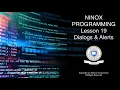119 Programming Ninox - Dialog and Alert Boxes