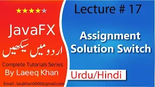 Switch Statement Assignment Solution in Java