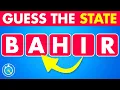 Guess the Indian State by its Scrambled Name India Quiz