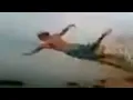 split face diving accident - diving face split