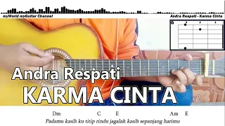 chord gitar andra respati karma cinta cover gitar lirik dan official audio cover