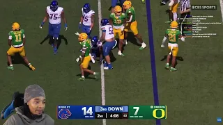 FlightReacts To Boise State Broncos vs No. 2 Oregon Ducks Highlights 2026!