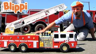 Download WOW! Blippi Explores a Fire Truck | Blippi | Learn With Blippi | Funny Videos \u0026 Songs MP3