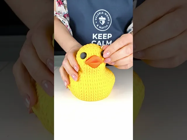 Knitted Duck Container - Regular & Piggy Bank Version - Print-in-Parts & MultiColor video thumbnail
